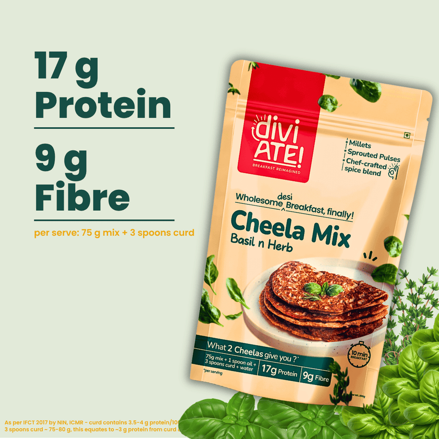 Basil & Herb High Protein Cheela Mix