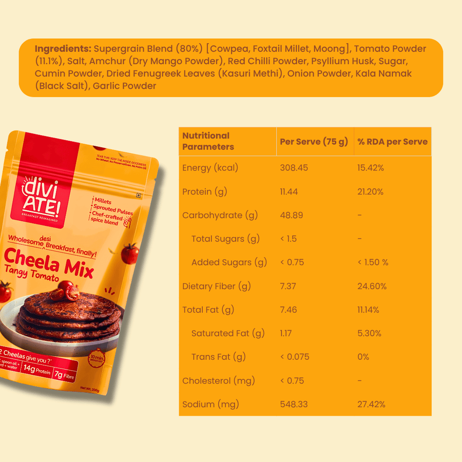 Tangy Tomato High Protein Cheela Mix