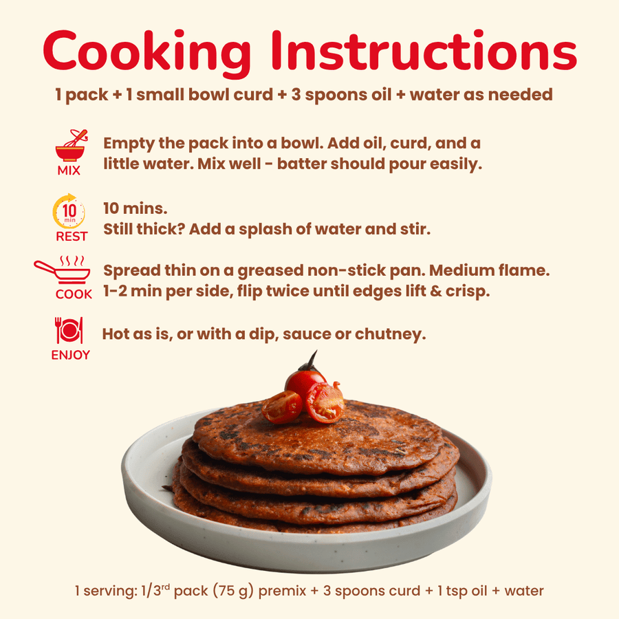 Tangy Tomato High Protein Cheela Mix