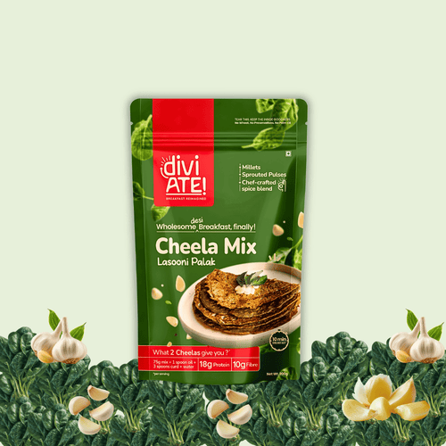 Lasooni Palak High Protein Cheela Mix